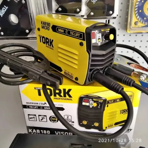Máquina Inversora de solda kab180 180amp profissional - Tork (Loja)