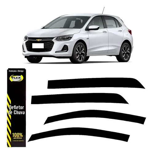 Calha De Chuva Novo Onix Hatch 2020 A 2023 4 Portas