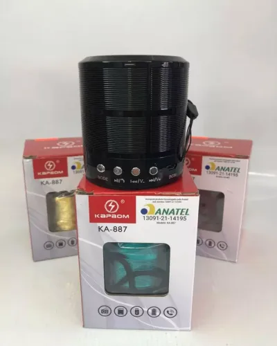 Caixa de Som Speaker Bluetooth KAPBOM KA-887