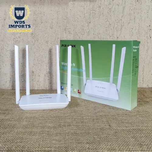 Roteador Wireless 4 Antenas Rede Sem Fio Wi-fi - Pix Link