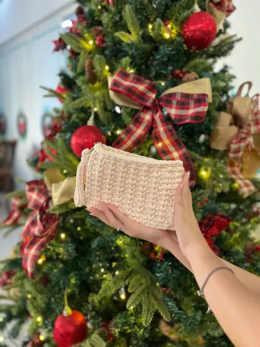 Bolsa carteira de crochet