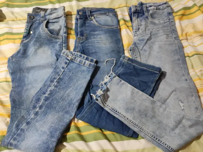Lotes de calças jeans infantis