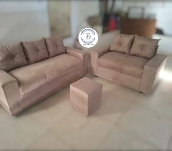 Conjunto Sofá almofadado