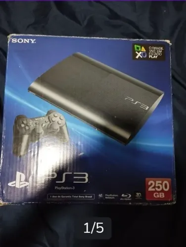 PlayStation 3 Super slim 250GB Desbloqueado (aceito trocas e ofertas!!)