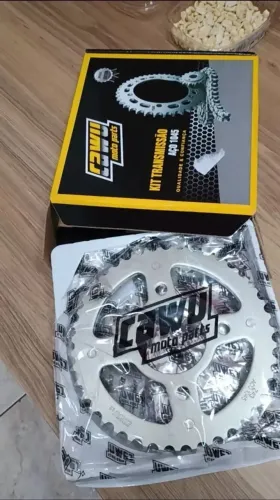 Kit Relação Tração Transmissão Cg Titan Fan 150 2005 a 2015 Original