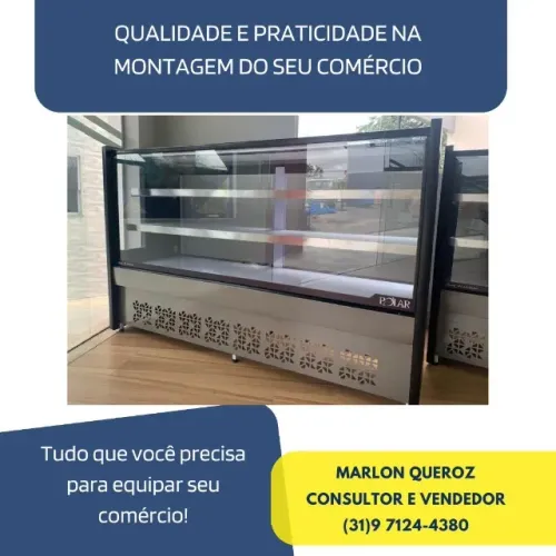 Balcão Refrigerado Expositor 1,75/2,0M Polar