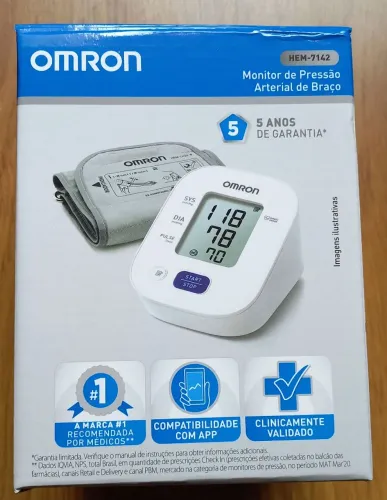 Monitor de Pressão Arterial OMRON - Novo