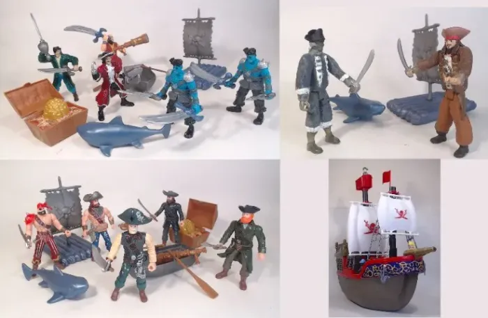 De R$ 57 a R$ 147 - Piratas e Navio Pirata