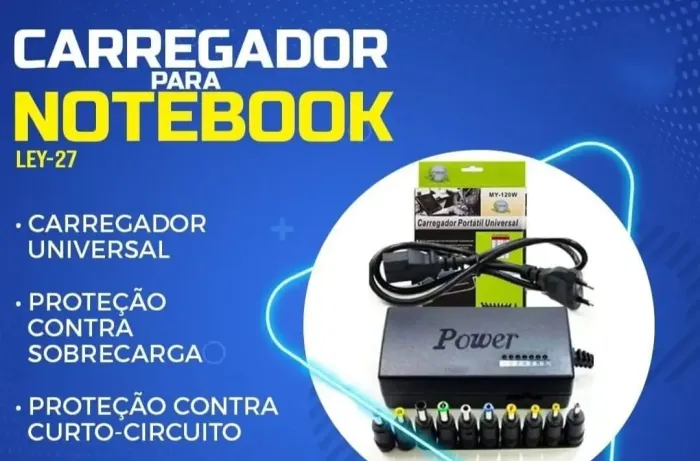 Carregador para Notebook Universal novos com garantia