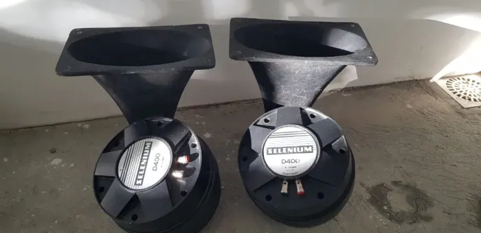 PAR de DRIVES + CORNETAS D400 SELENIUM PROFISSIONAIS 8h= 1.400,00 o par