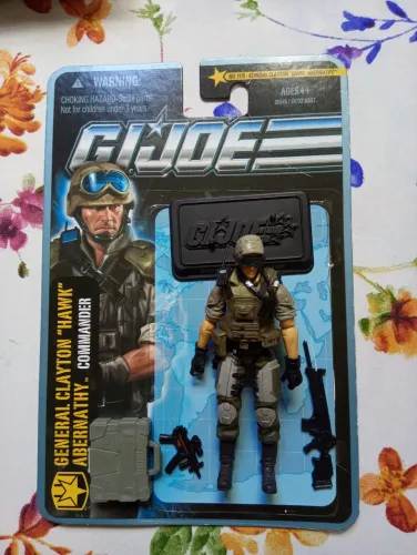 Gi Joe General Clayton Hawk - Hasbro Comandos em Ação