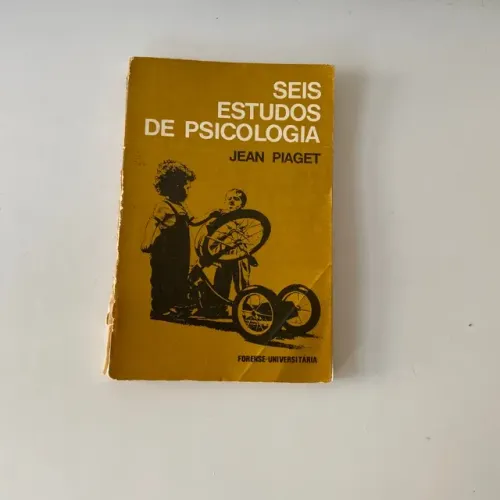 Ref.658 Livro Seis Estudos de Psicologia de Jean Piaget em edição usada