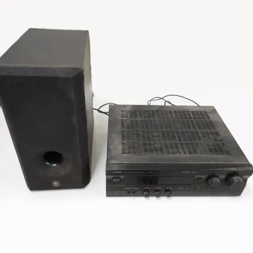 Yamaha Receiver e Subwoofer (Defeito)