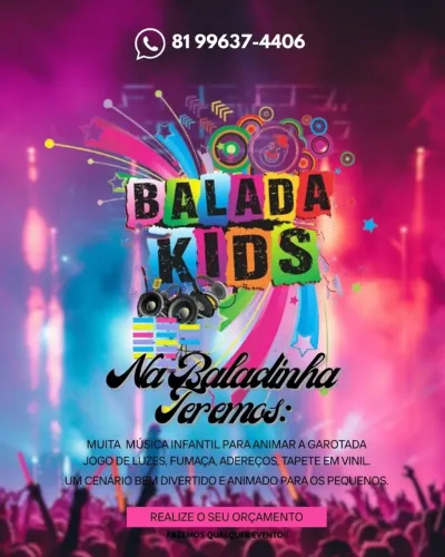 Festas infantis/ Baladinhas Kids