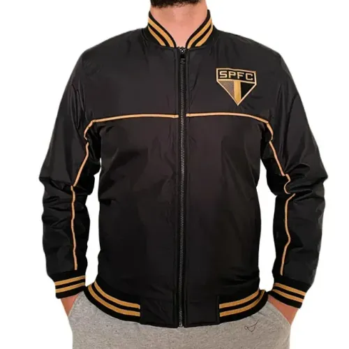 JAQUETA SÃO PAULO BOMBER GOLD 