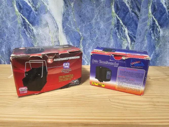 2 Autotransformador Bivolt 500VA e 100VA
