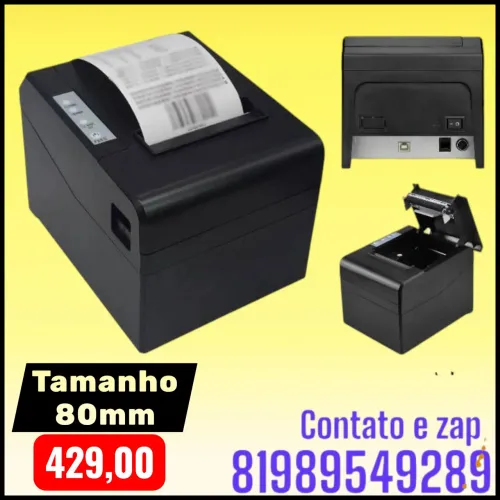 Impressora termica de 80mm fiscal e não fiscal