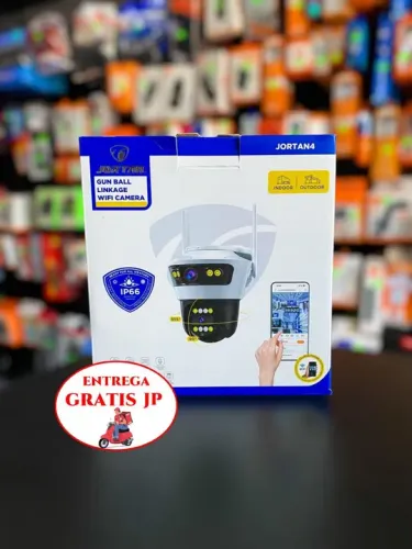 CÂMERA DE MONITORAMENTO WIFI 2 EM 1 A PROVA D'ÁGUA JORTAN