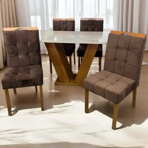 Mesa Classic 120 Cinamomo/Off White , PRONTA ENTREGA