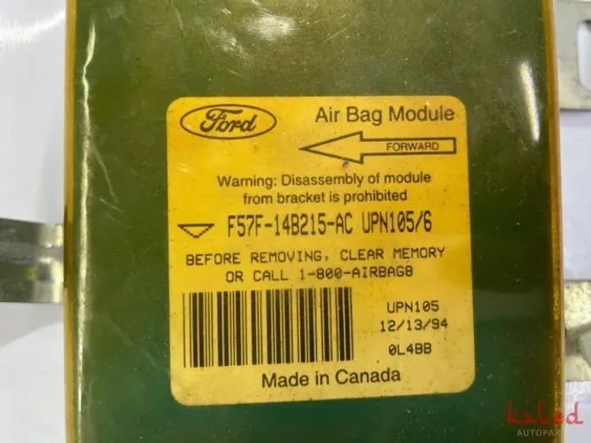 Modulo AirBag Ford Ranger 95-97 F57F-14B215-AC Upn10576