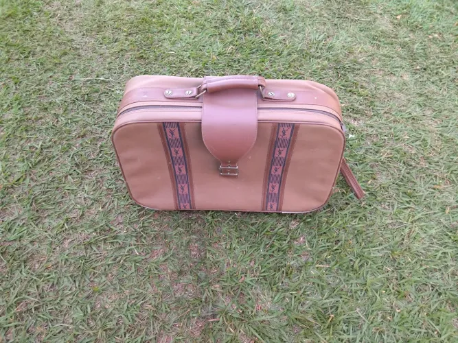 Mala antiga Vintage anos 80 Marrom