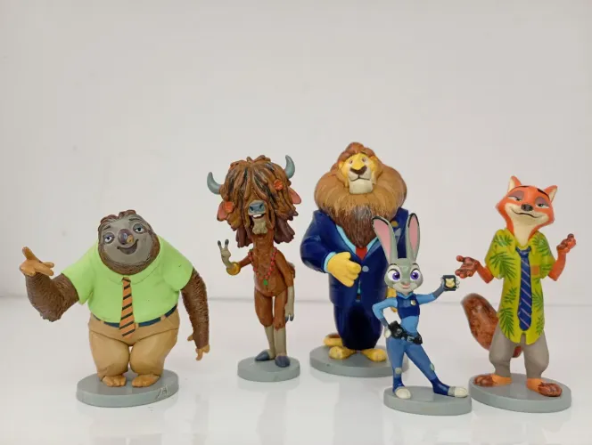 Coleção Zootopia 6cm a 11cm