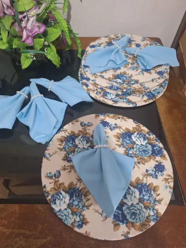 Jogo de souplat com 6 lugares