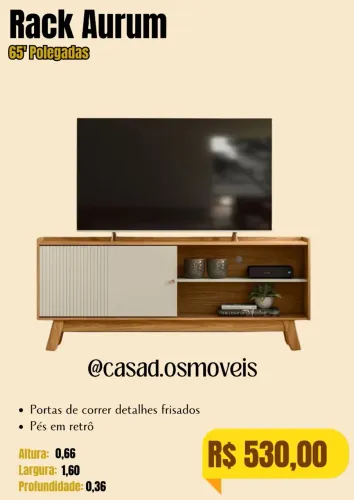 Rack Aurum 65' Polegadas 