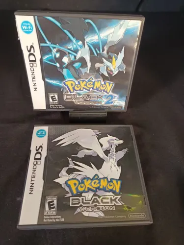 Combo Jogos Pokémon Black Version Nintendo DS