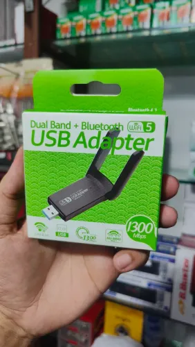 Receptor usb wifi 5g 1300mbps e bluetooth 