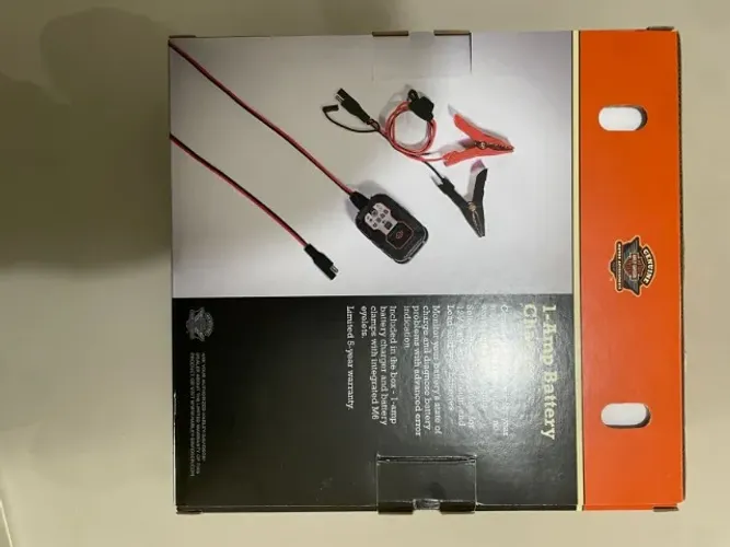 Carregador de bateria Original Harley Davidson - Serve para qualquer modelo da marca