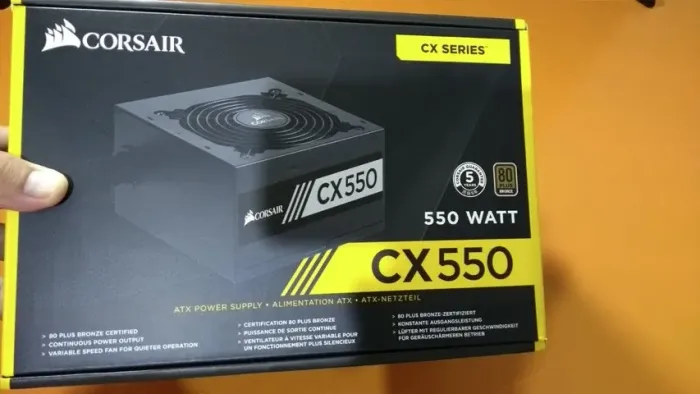 FONTE CORSAIR CX550 80 PLUS BRONZE