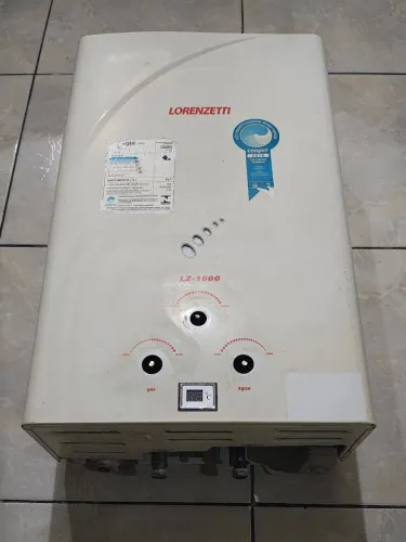 Aquecedor a gáz LORENZETTI LZ 1600 - defeito(ler todo anúncio)