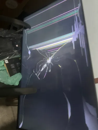 Tv 50 polegadas LG tela quebrada