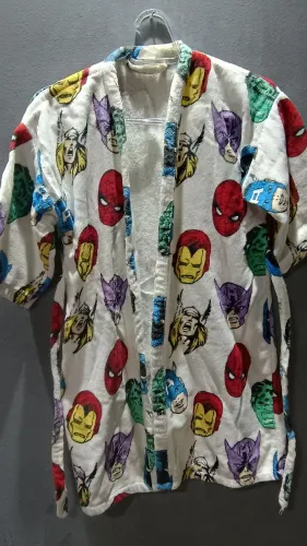 Roupão super heróis infantil 
