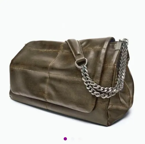 Bolsa de ombro Zara R$ 50