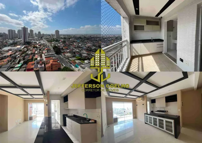 TORRE PARNASO APARTAMENTO EM BELÉM DE 3 QUARTOS SENDO 1 SUÍTE, 80 METROS E 2 BANHEIROS