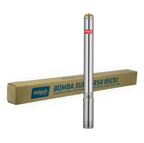 Bomba Submersa 1/4 cv Intech Machine BSCA2 127v 2,5"