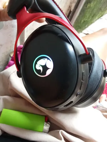 Headset Gamer Marvo Tactic X Pro, RGB, Wireless, Drivers 53mm, Tri-Mode, Preto, HG9076Wma