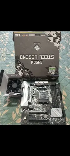 PLACA B450M STELL LEGEND NA GARANTIA