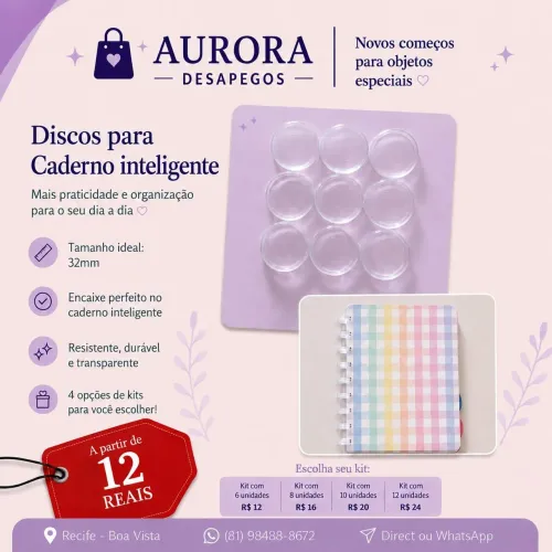 Discos para Caderno inteligente 