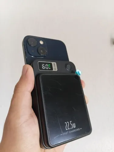 Carregador Portátil Indução Sem Fio 10.000mAh Powerbank