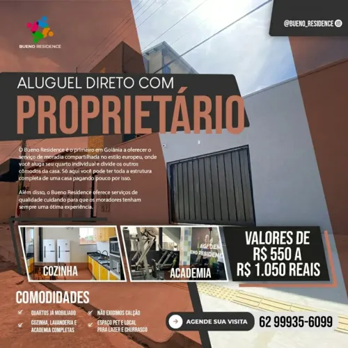 Imóvel para aluguel com 28 metros quadrados com 1 quarto em Setor Sol Nascente - Goiânia -