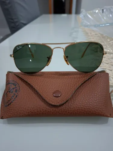 Óculos Ray-Ban RB 3044 Aviator Small Metal L0207 Muito bem conservado.
