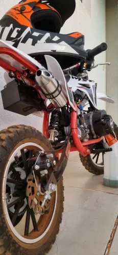 Mini moto MXF Ferinha 49 Minimoto COM Partida Elétrica 2024