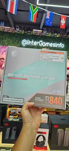 Placa Mãe MSI B840M Gaming WiFi6E AM5