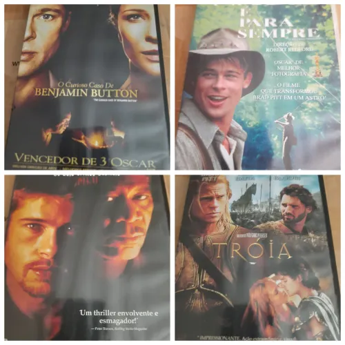 Lote DVDs de Brad Pitt
