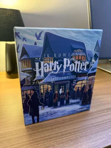 Box De Livros Harry Potter De J.k. Rowling Scholastic Castelo (caixa Azul)