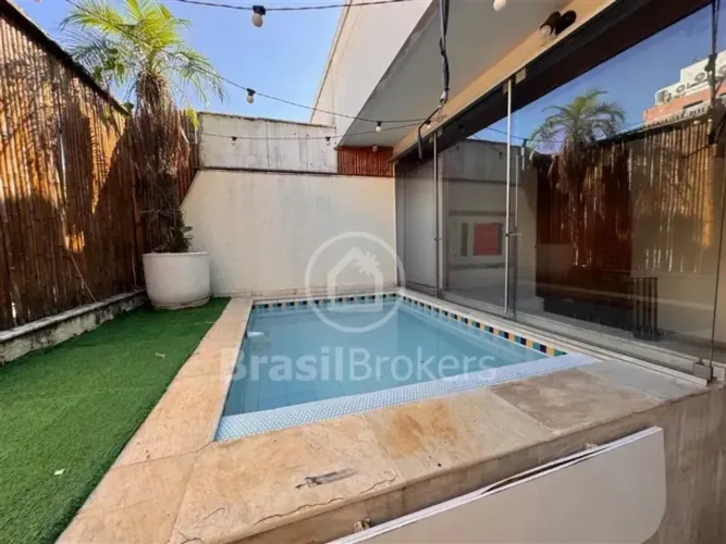 Duplex para venda tem 112 metros quadrados com 2 quartos em Gávea - Rio de Janeiro - RJ