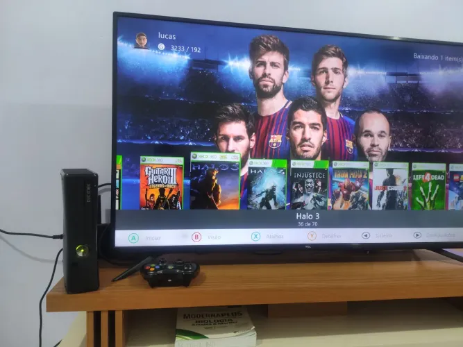 Xbox 360 HD de 500 GB por 70 jogos só os melhores acompanhar um controle